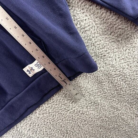 Under Armour Sweatshirt Men's 2XL Blue Hoodie Loose Pullover 96 Pocket Jumper - Picture 3 of 11